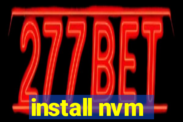 install nvm